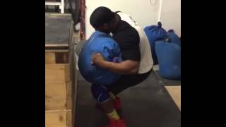 Mark Jones (teambss) 300lbs sandbag load