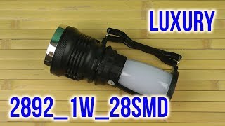 Распаковка Luxury 2892_1W_28SMD