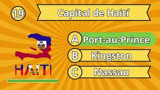 Quiz de las capitales de América