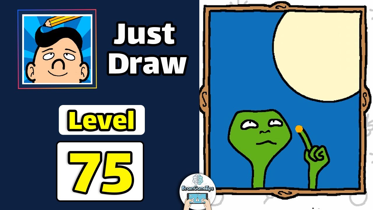 Just Draw Level 75 August 3 Walkthrough Youtube