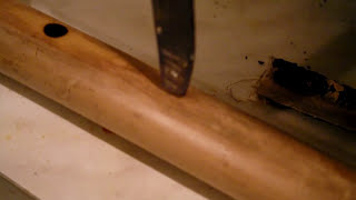 Friend is Building a DIY Bansuri Bamboo Flute from scratch in just 3 minutes!