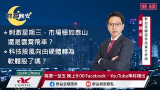 【盤前一小時 掌握全世界】20241204 群益晚安