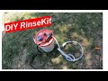 DIY Portable Rinse Kit Spray Shower from a 5 gallon bucket