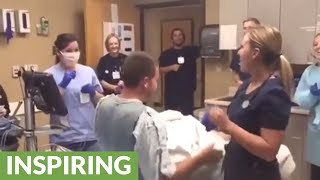 Hospital scare turns into surprise marriage proposal