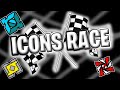 Icons Race | By VEGASKONEKO |Geometry Dash