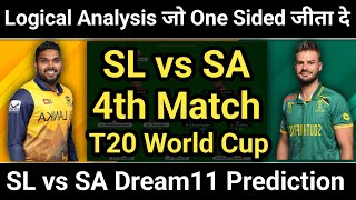 SL vs SA Dream11 || SL vs SA Dream11 Prediction || ICC T20 World Cup 2024 4th Match Dream11 Team