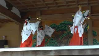 @２０２３年９月２日@令和五年度北澤八幡神社例大祭@巫女舞奉納@14:36