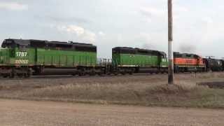 BNSF Marshall Sub_EMD SDs On Point