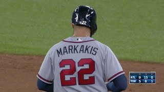 ATL@TOR: Markakis plates Kemp with an RBI single