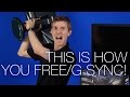 How to Setup Freesync and Gsync Feat. Samsung U28E850