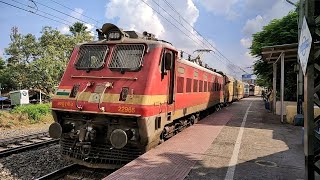 EXTREMELY FURIOUS BHUSAWAL WAP-4 POWERED SHAKTIPUNJ SPECIAL STORMY ACTION || INDIAN RAILWAYS