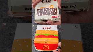 Burger King Vs McDonald's Expensive Non-Veg Burger🍔 #shorts