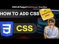 CSS 2021 Tutorial : How to add CSS, External Css, Internal Css, Inline Css | Hindi #csstutorial