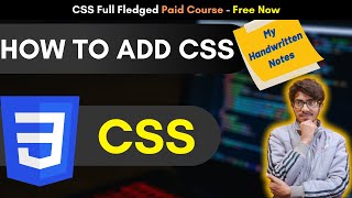 CSS 2021 Tutorial : How to add CSS, External Css, Internal Css, Inline Css | Hindi #csstutorial