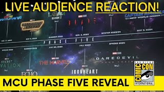 Marvel's Phase 5 Comic-con Full Announcement | Audience reaction | Marvel Clips
