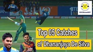 Best catches of dhananjaya de silva | dhananjaya de silva fielding | dhananjaya de silva catches