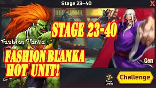 [SF Duel] Stage 23-40, Fashion Blanka is Hot!