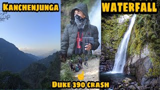 Dooars Nagrakata To Kalimpong LAVA||🤘DUKE 390 Crash😱||TRA Vlogs #travlogs#waterfall #kanchenjunga