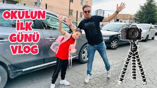 ELİF SİNEM OKULUN İLK GÜNÜ VLOG !! ELİF ÇOK AMA ÇOK MUTLU ÇÜNKÜ???