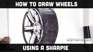 How to draw a wheel
