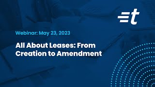 All About Leases: From Creation to Amendment (Session 2) | A TurboTenant Webinar