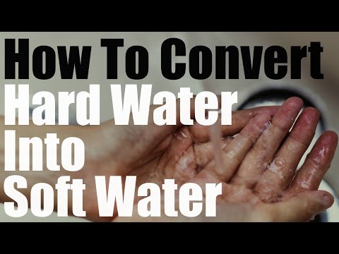 How can I soften water without a water softener?