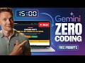 Build & Launch a Website in 15 Minutes with Gemini 3 (Free Prompts)