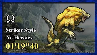 MHXX // G★1 - Sweetheart's Pick: Lofty Ludroth - Royal Ludroth / Striker Dual Blades / 01′19″40