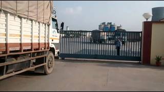 J.K Lakshmi Cement I Sliding Gate l Globe-Tech Innovations l #automaticgate #gate #automation