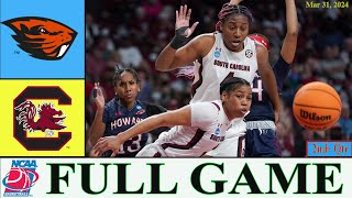 South Carolina vs Oregon State FULL GAME 2d | Mar 31,2024 | NCAA Women's Basketball Championship