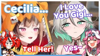 Gigi and Cecilia Tragic Love Story During Gigi Birthday Party (Hololive)
