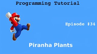 "Java Programming Tutorial" | "Super Mario Game" #34 | Piranha Plant Enemy