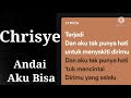 Chrisye - Andai Aku Bisa Karaoke (Lower Key)