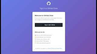 Developed Github Clone App using github OAuth App.