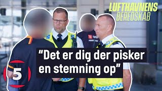 Mand forfølger kvindelig passager | Lufthavnens Beredskab | Kanal 5 Danmark