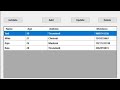 How to Add-Update-Delete a row in datagridview - VB.net