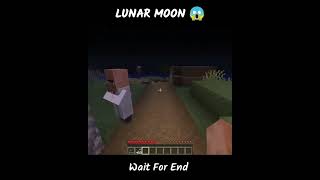 Minecraft HORROR Moon 😱 #minecraft #scary #shorts