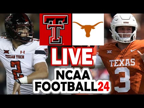 Texas Tech At Texas (11/24/23 Simulation) 2023 Rosters For NCAA 14 ...