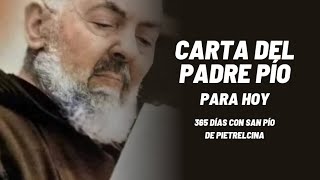 12 de enero: ¿Qué tipo de paz sientes tú? | Carta del Padre Pío