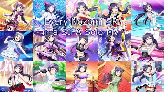 Every Nozomi SR in a SIFAS Solo MV