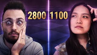 WIFE (1100) vs. IM (2800)