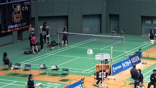 2018女子シングルス１回戦　高橋美優対大堀彩