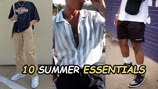 10 Summer Essentials Every Guy NEEDS | MEN'S FASHION ADVICE | HB Fashion