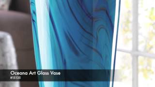 15135 - Oceana Art Glass Vase