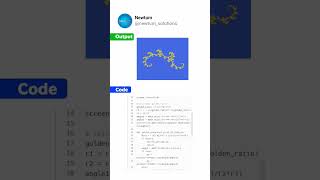 Draw a Golden Dragon Curve in Python Using Turtle #newtum #python #elearning #coding #pythontutorial