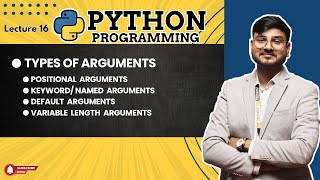 Types of arguments in python function, Python for beginners , positional arguments | Day 16