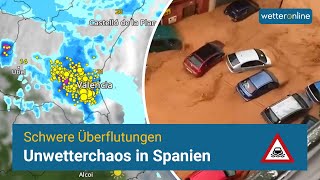 Unwetterchaos in Spanien