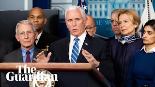 Coronavirus: Mike Pence presents US plans to tackle Covid-19 outbreak