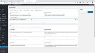 Create Ad as a Site Administrator