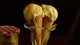 Butterscotch Ice Cream Recipe | How To Make Butterscotch Ice-cream | No Eggs | No Ice Cream Machine